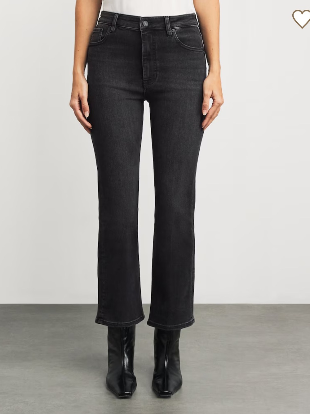 Frame The Reboot Crop Bootcut Jean Denim